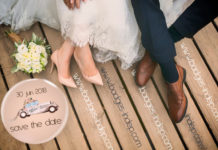 Badge mariage magnet frigo personnalisé