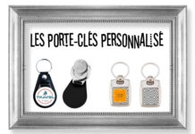 Porte clé métal et jeton caddie personnalisé