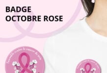 Badge Octobre Rose
