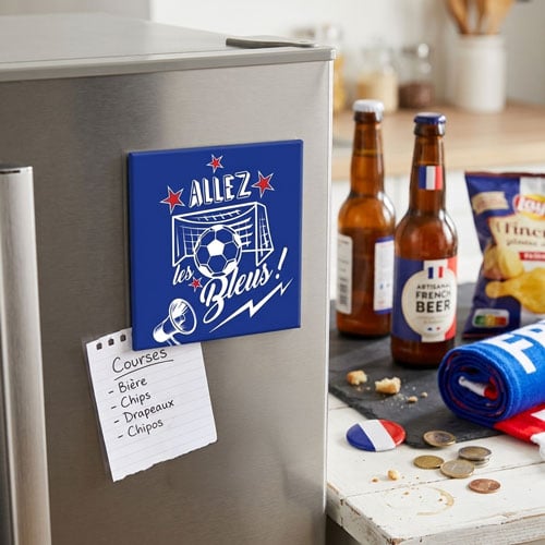 Magnet Allez les Bleus, le souvenir de la Coupe du Monde !