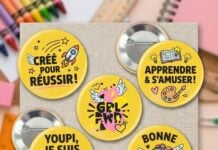 Badge rentrée de classe