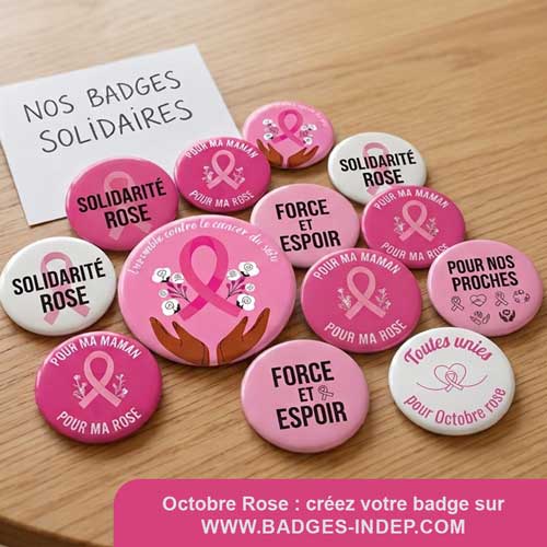 Faire des Badges Octobre Rose : 5 idées créatives !