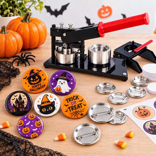 5 idées de badges Halloween originaux à créer soi-même